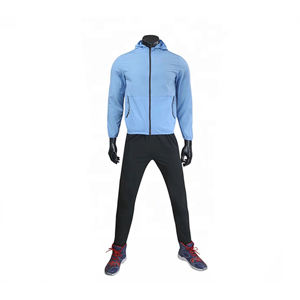 Survêtement Homme Femme XL Grande taille avec fermeture éclair Col à capuche en coton polaire super doux Logo brodé en 3D Vente en gros - Product Image 1