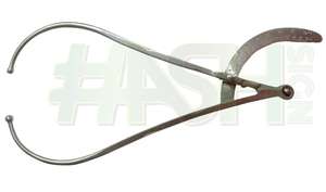 Martin OB/GYN Pelvimètre Aesculap Pilling Instrument chirurgical avec CM et pouces gradués pour obstétrique gynécologie contrôle des naissances - Product Image 2