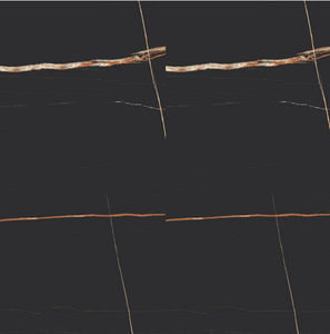 ซาฮาร่าสีดำแผ่นพอร์ซเลนที่มีพื้นผิวมันวาวสูงแกะสลัก800X1600,800X2400,900X1800,1200X1200,1200X1600,1200X2400 MM - Product Image 2