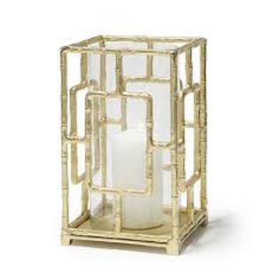 Portavelas de Diseño Clásico de Alta Calidad Hecho a Mano con Vidrio, Aluminio y Metal para Decoración del Hogar, Hotel o Restaurante, Importado de la India - Product Image 1