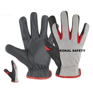 KOKAL Heavy Duty Winter <b>Work</b> <b>Gloves</b> with Leather Microthan Palm and Full Texture <b>Warm</b> Lining - Product Image 4