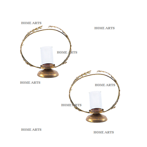 Antique Design Metal Candle Holder With Handle Good Quality Candle Holder Customized Size And Shape Candle Holder - Product Image 5