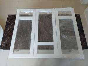 Cadre de visage peint en bois massif pour améliorer l'esthétique des armoires de cuisine - Product Image 5