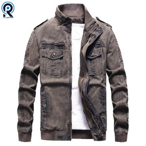 Veste en jean pour homme, coupe vent, décontractée, à bas prix, nouvelle collection 2022 - Product Image 3