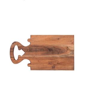 Tabla de corte de madera sólida rectangular, tabla de corte de madera sólida con mango de agujero grande, tamaño personalizado, precio barato con venta - Product Image 3
