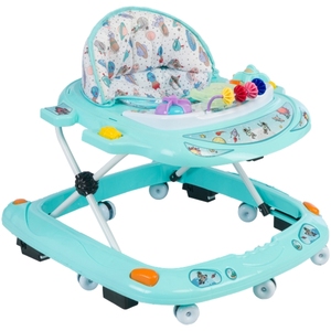 2024 luxe 3-en-1 bébé poussette activité intelligente Table lumière musique doux marcheur nouveau Design en plastique enfant en bas âge marche Assistant bébé - Product Image 2