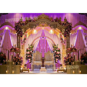 Mandap de madera para boda, accesorio de madera, estilo clásico, Gujarati - Product Image 1