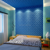 Mur intérieur et Plafond Couvrant Insonorisé 3D Panneau Mural En Cuir panneaux muraux décoratifs