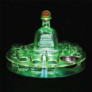 Bandeja para servir vasos de chupito con luz LED acrílica - Product Image 2