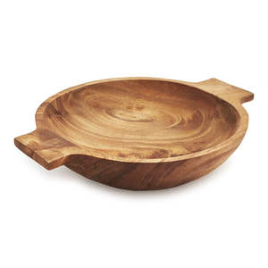 Hotel uso doméstico restaurantes comida decorativa rústica para servir ensaladera tallada en madera utensilios de cocina para uso doméstico embalado en cartón - Product Image 5