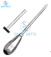 Cannule trocartique pour instruments chirurgicaux vétérinaires pour chèvres - Appareils obstétricaux en acier inoxydable de haute qualité à usage manuel