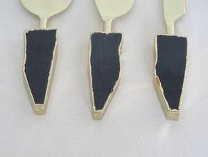 Couteau à fromage de luxe plaqué or en acier inoxydable couverts de qualité supérieure parfaits pour les événements spéciaux et le service élégant - Product Image 5