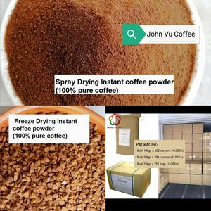 Poudre de café instantané fin avec des saveurs de fruits au chocolat emballage de sac contenant de la caféine certificats de marque privée OEM café John Vu - Product Image 3