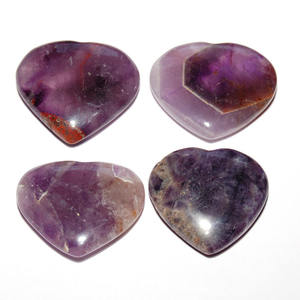 หินอัญมณีบำบัด10-15กรัมเจียระไนแบบอะเมทิสต์รูปหัวใจอัญมณีทรงหลังเบี้ยหินอาเกตธรรมชาติขนาด30-40มม. ใน7903232 O-cabs-021ผลิตภัณฑ์หินบำบัด fengshui - Product Image 1