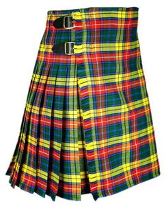 Buchannan Tartan Kilt Sett Patrón 13oz 48 \ "Longitud 34 \" Cintura Material Acrílico - Product Image 3