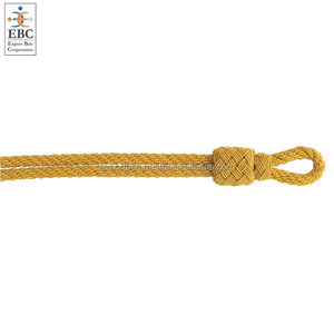 OEM rojo plata lingotes tapa cordón con nudos EBC correa de barbilla visera tapa cordón al por mayor uniforme tapa cordones en diseños personalizados y Color - Product Image 2