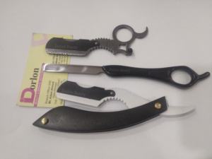 Cuchillas reemplazables de las maquinillas de afeitar profesionales del peluquero del borde recto de la etiqueta privada con diversos estilos - Product Image 2