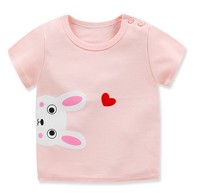2021 venta al por mayor de alta calidad 100% algodón o-Cuello de los niños de manga corta niños camisetas camiseta en blanco para niños