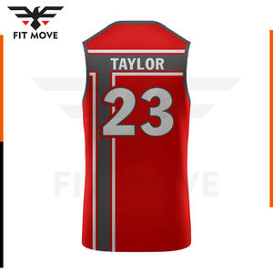 2024 nouveauté maillot de basket-ball personnalisé respirant et durable avec logo imprimé Design OEM ODM Service bas prix - Product Image 3