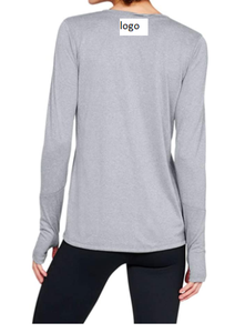 Camiseta de manga larga para mujer, ropa 100% de poliéster importada, Stock en Stock - Product Image 2