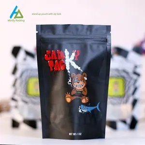 Minfly In Kỹ Thuật Số Tùy Chỉnh 3.5G Mùi Phụ Kiện Bằng Chứng Trẻ Em Đứng Lên Pouch Bao Bì Với Zipper Mylar Bag