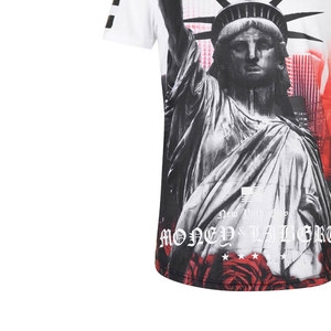 Camisetas de Cuello Redondo para Hombre 2022, Hechas a Medida, 100% Poliéster, Tejido Transpirable de Secado Rápido, Impresión Digital Sublimada, Venta al Por Mayor - Product Image 4