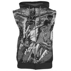 X-<b>Men</b> - Blasted Sublimated Zip Hoodie With Removable Sleeves - Product Image 5