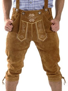 กางเกงวอร์มสไตล์เยอรมันลำลองเอวสูงสำหรับผู้ชาย - Product Image 3