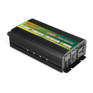 BELTTT original de alta eficiencia onda sinusoidal modificada convertidor 12V 24V a 110V 220V 1500W dc A ac inversor de potencia de bajo precio