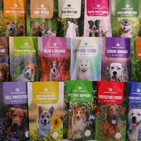 Sac personnalisable à fond plat pour animal de compagnie, fourre-tout en plastique alimentaire, avec fermeture éclair, pour chiens, 8, nouveau modèle