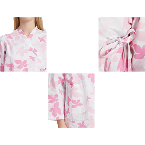 Bata de Hospital de alta calidad para pacientes, vestido de verano de manga corta con logotipo personalizado - Product Image 4