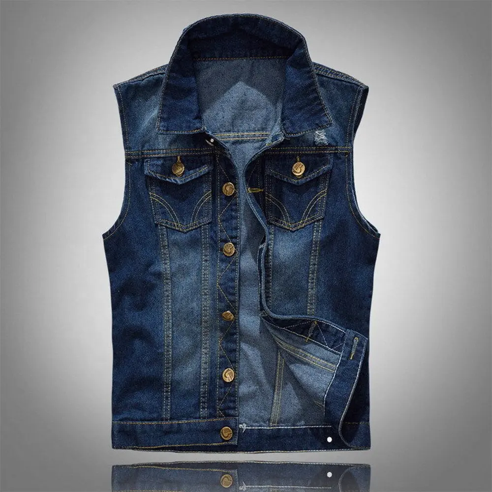 Denim custom black leather wax waxed coat jeans denim men jacket for men new design high quality