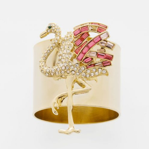 Elegant Angel Design Aluminium Napkin <b>Rings</b> Luxury Round Brass Napkin <b>Holders</b> for Wedding Table Decor Stocked - Product Image 1