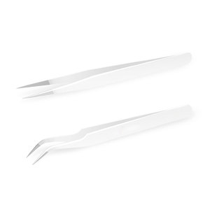 Kit de pinces à extensions de cils en acier inoxydable durables et réutilisables de qualité professionnelle GEMSTONE ENTERPRISES avec option de logo personnalisé - Product Image 1