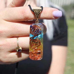 Colgante con forma de corazón de árbol de la vida, collar de energía, venta al por mayor - Product Image 6