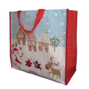 Sac à provisions non tissé en PP recyclé écologique Sac tissé réutilisable avec motif de dessin animé mignon pour la publicité au Vietnam - Product Image 2