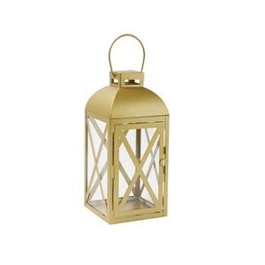 Lanterne en fer et verre de conception fantaisie lanterne de petite taille de forme carrée de la meilleure qualité pour l'intérieur et l'extérieur - Product Image 3