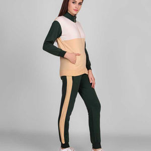 Chándales personalizados de Invierno para mujer, ropa de correr de lana multicolor, talla grande, ajustados - Product Image 4