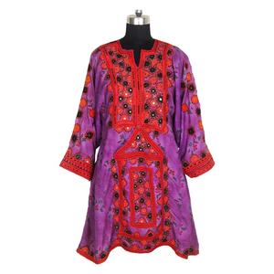BDR009 Kuchi Banjara brodé à la main Balochi robe 2025 vente chaude Unique Vintage Afghani Banjara robe-brodé à la main - Product Image 1