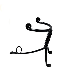 Dernier support en fer avec corne à boire Centres de table de mariage et décorations de table Support en métal - Product Image 1