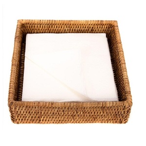 Porte-serviettes et porte-mouchoirs en bois faits à la main, élégants et modernes, pour tables de salle à manger/cuisine, logo personnalisé, emballé en carton, marque Rabeh - Product Image 5