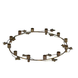 Bougeoirs avec anneau en métal doré pour hommes, porte-bougies - Product Image 3