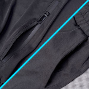 Super-Dry <b>Men's</b> Running Sports <b>Shorts</b> Knee-Length <b>Elastic</b> <b>Waist</b> Side 2 Pockets Sublimated Solid Pattern Sizes XS Vintage Washed - Product Image 5