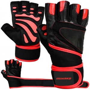 Guantes profesionales Unisex de medio dedo para Fitness, diseño de cuero antideslizante transpirable para gimnasio, Yoga y levantamiento de pesas, culturismo - Product Image 1