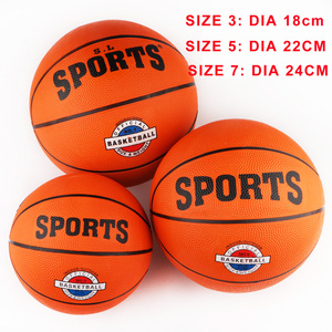 China barato logotipo personalizado impresión calidad de <span class=keywords><strong>entrenamiento</strong></span> tamaño 3 5 6 Tamaño 7 pelota de baloncesto de goma - Product Image 5