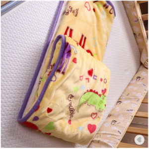 Bán Buôn 100% Polyester Dệt Kim Chống Đóng Cọc Xách Tay Thân Thiện Với Môi Trường Không Thấm Nước Đồng Bằng Nhuộm Màu Vàng Bé Chăn Từ Việt Nam - Product Image 6