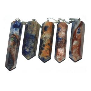 Colgantes de lápiz de sodalita curativa, compra de colgantes de lápiz de cristal - Product Image 1