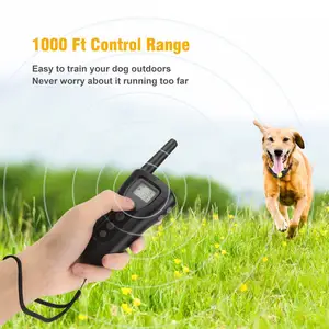 Electric High Quality Pet Dog Training Collar ,dog collar leash adjustable design outdoor safe