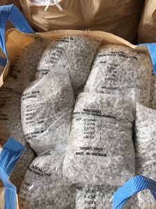 Pierre naturelle ronde polie blanc neige, écologique, design moderne, 20 lb pour la décoration paysagère extérieure - Product Image 6