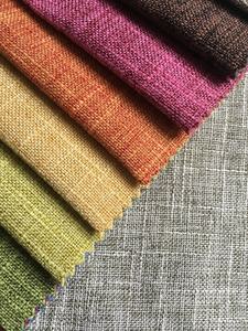 腾辉家纺亚麻靠垫套布透气100%亚麻面料中国染色多贝织沙发套编织工艺素色 - Product Image 3